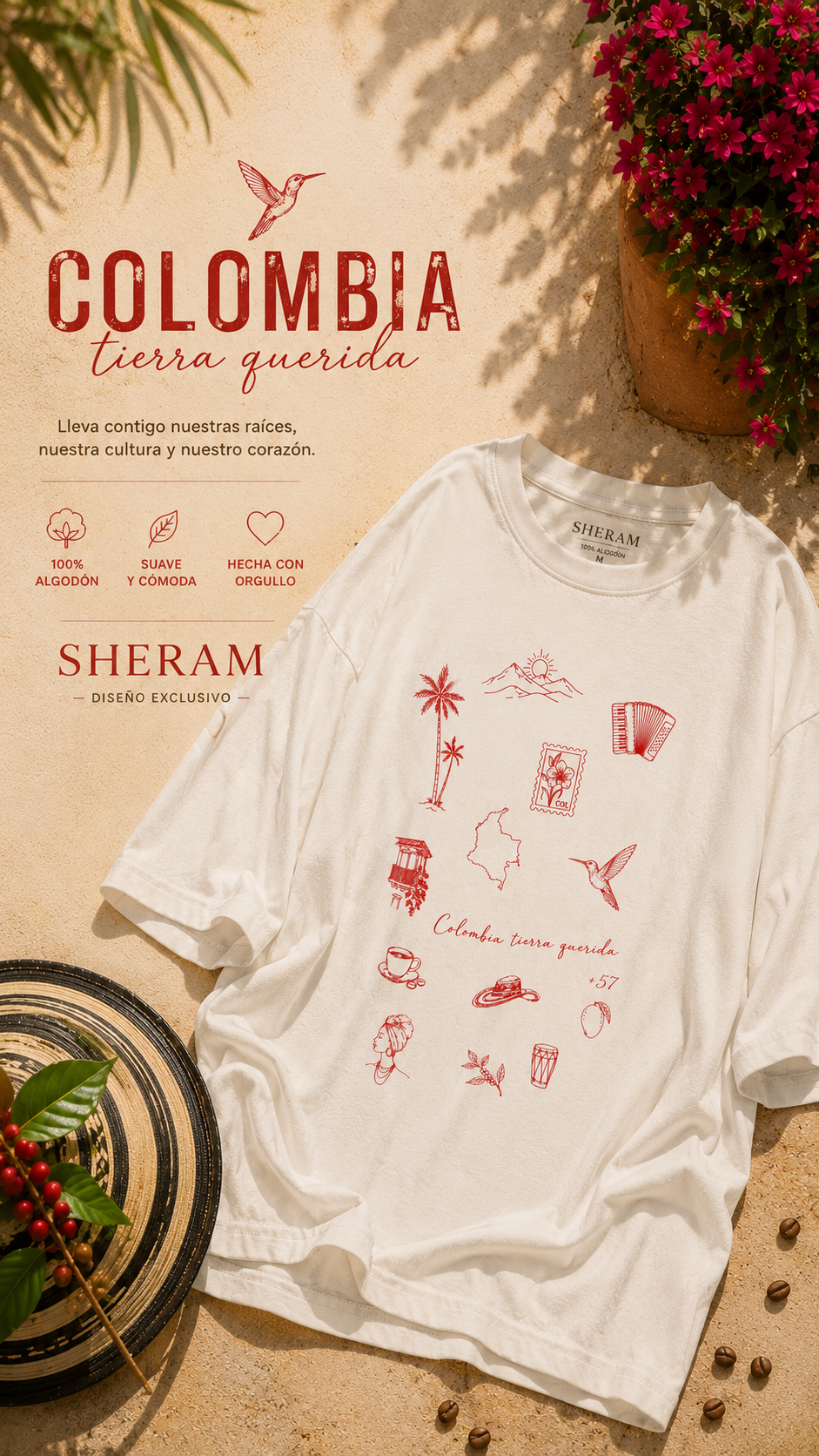 Camiseta COLOMBIA